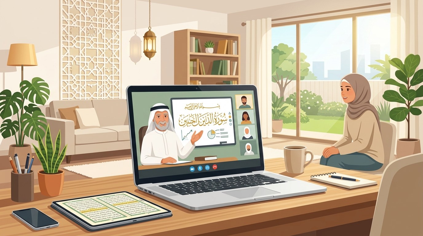 معايير اختيار معلم القرآن الكريم الأونلاين المعتمد: كيف تضمن لأبنائك تعليماً متقناً؟